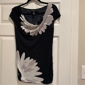 INC International Concepts Cowl Neck Top